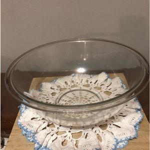 PYREX Vintage Clear Glass #325 Mixing Bowl ~ 2.5L ~ 2.5 QT ~ Made in USA